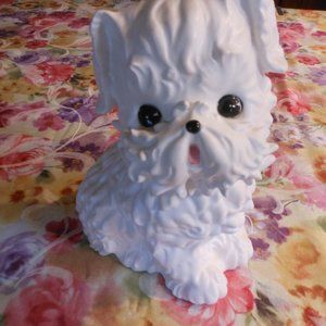 Vintage Inarco WHITE DOG Poodle
